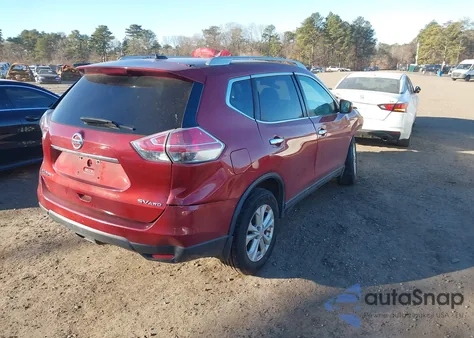 2016 Nissan Rogue Sv z USA, uszkodzony, nr VIN 5N1AT2MV4GC877981